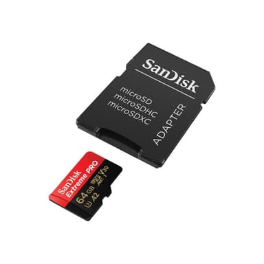 SANDISK 64GB SanDisk Extreme Pro MicroSDXC 200MB/s +Adapter