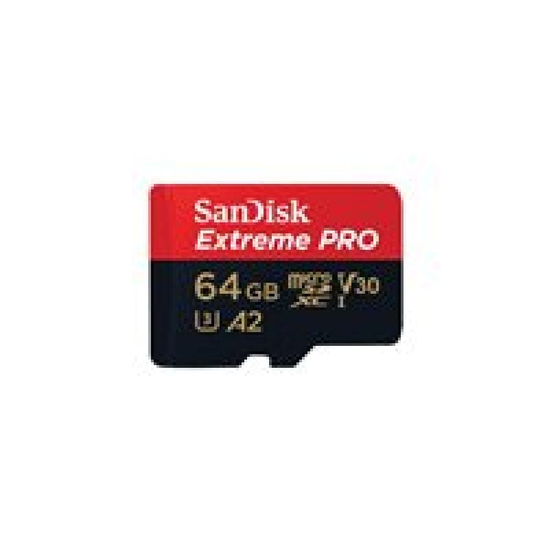 SANDISK 64GB SanDisk Extreme Pro MicroSDXC 200MB/s +Adapter
