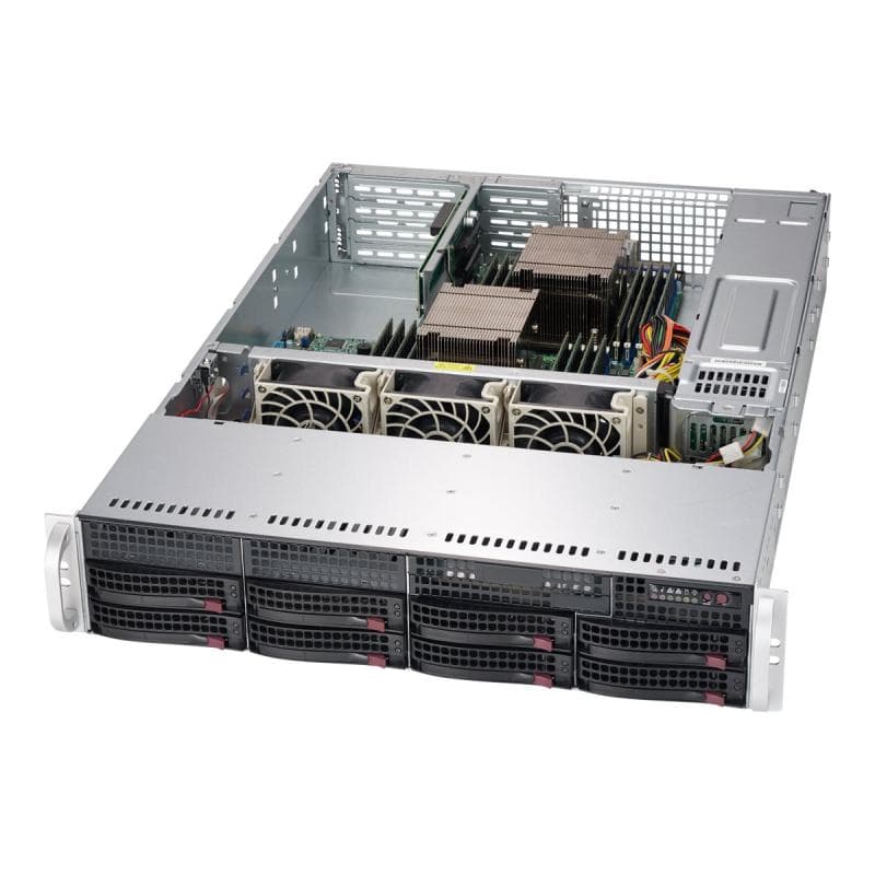 SUPERMICRO Gehäuse SuperChassis CSE-825TQC-R802WB