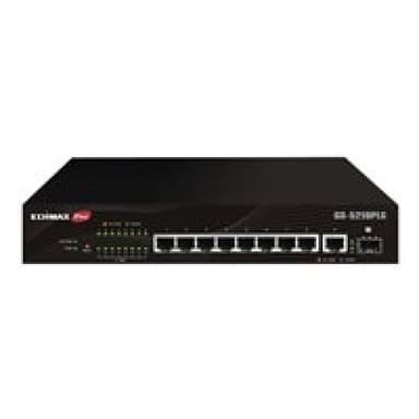 EDIMAX 10 Port Gigabit PoE+ Web Smart Managed Switch mit 100 Watt 10-Port Gigabit PoE+ Web Smart Swi