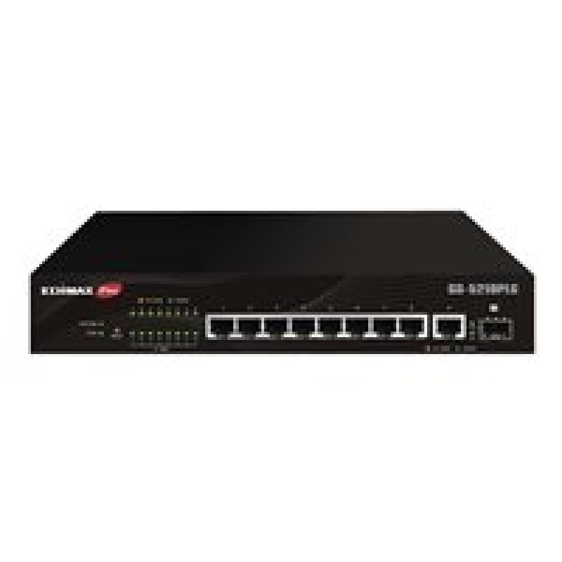 EDIMAX 10 Port Gigabit PoE+ Web Smart Managed Switch mit 100 Watt 10-Port Gigabit PoE+ Web Smart Swi