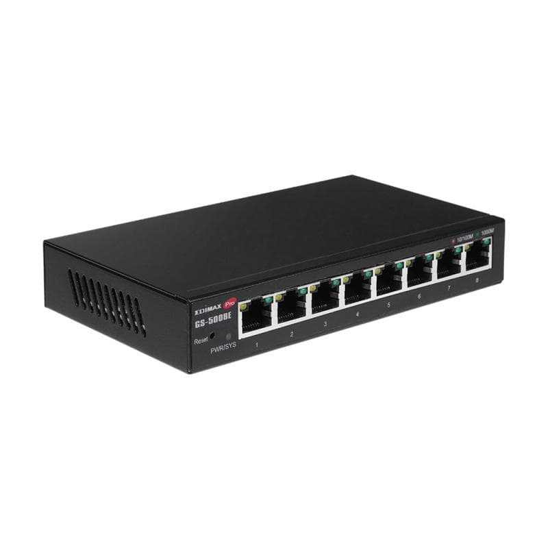 EDIMAX Gigabit Ethernet 8 Port Web Smart Switch Einfache Verwaltung und Erweiterung auf kabelgebunde