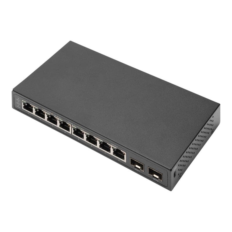 DIGITUS 8P +2SFP GE Switch 8x10/100/1000Mbit/s +2SFP Uplink Ports
