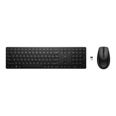 HP 655 Tastatur-und-Maus-Set - kabellos - 2.4 GHz - QWERTZ - Deutsch - Schwarz