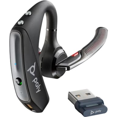 POLY Bluetooth Headset Voyager 5200 UC inkl. USB-A BT700 Stick