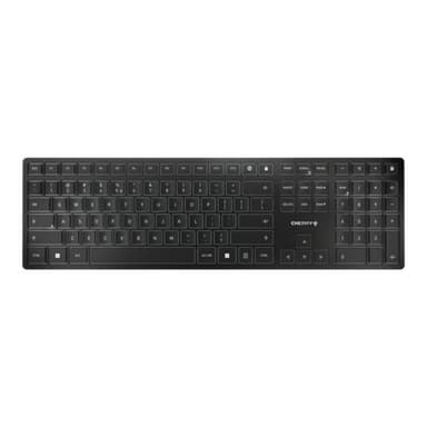 CHERRY TAS KW 9100 SLIM Wireless EU-Layout schwarz/silber