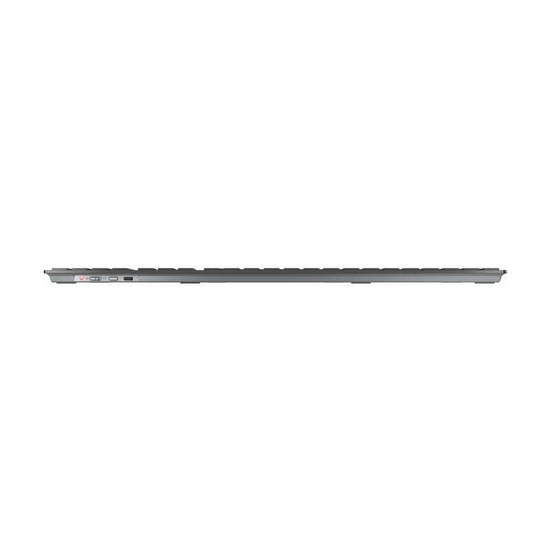 CHERRY TAS KW 9100 SLIM Wireless FR-Layout schwarz/silber