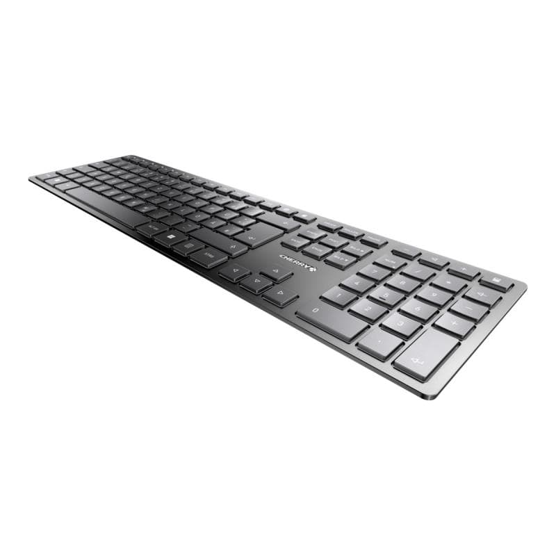 CHERRY KW 9100 SLIM - Tastatur - kabellos - 2.4 GHz, Bluetooth 4.0