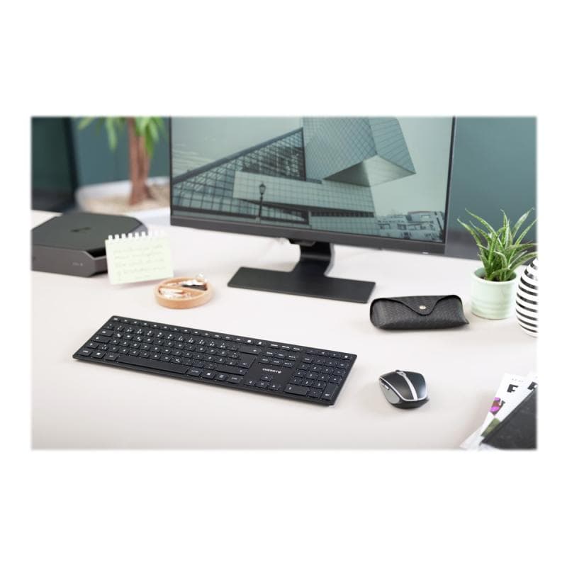 CHERRY KW 9100 Slim Wireless CH-Layout, Bluetooth, schwarz