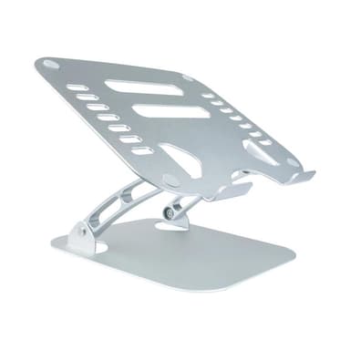 SCHWAIGER Laptopständer bis 20″ Max.20KG faltbar Alu silber
