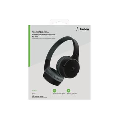 BELKIN Soundform Mini On-Ear sw. Kinder Kopfh. Kabel   AUD004btBK