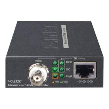 Planet VC-232G - 300 Mbit/s - 1000Base-T - Gigabit Ethernet - 100,1000 Mbit/s - Verkabelt - 1400 m (