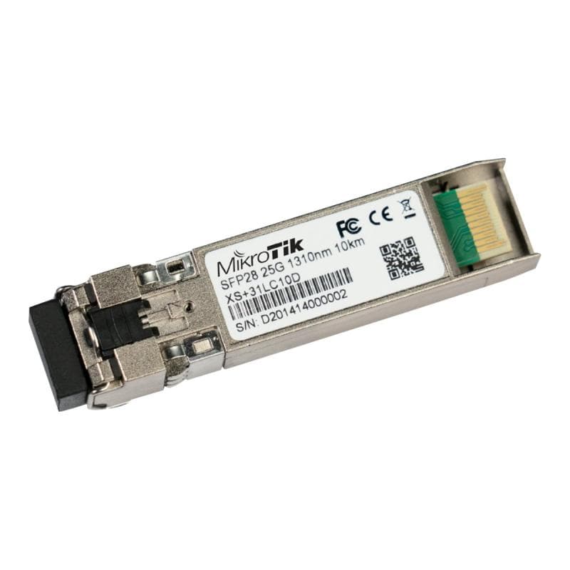 MikroTik XS+31LC10D - SFP28 Empfängermodul - SFP+/SFP28 / LC/UPC Einzelmodus - bis zu 10 km - 1310 n