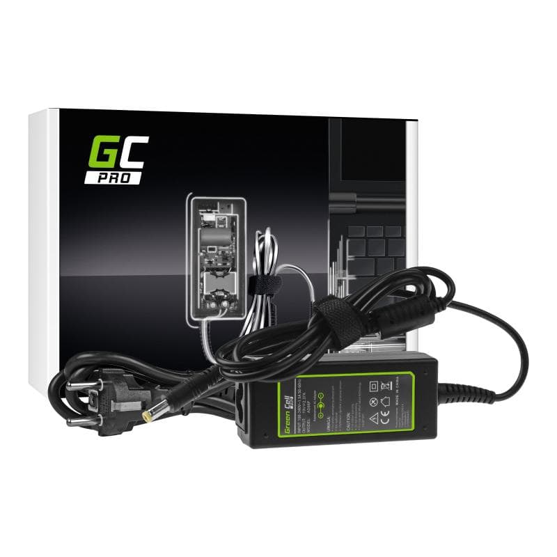 GREEN CELL PRO Laptop Charger for Acer Aspire - 19V - 2.37A - 45W