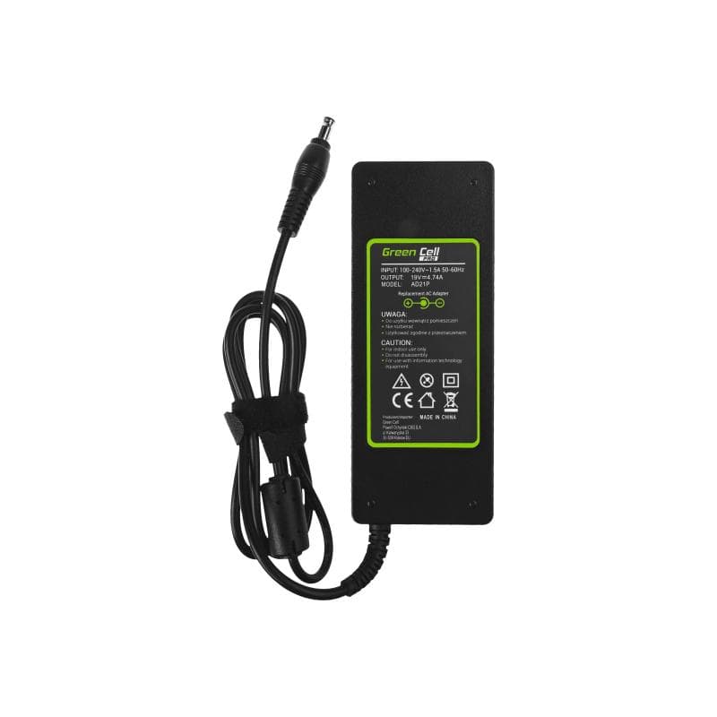 GREEN CELL PRO Laptop Charger for Samsung - 19V - 4.74A - 90W - 5.5-3.0mm