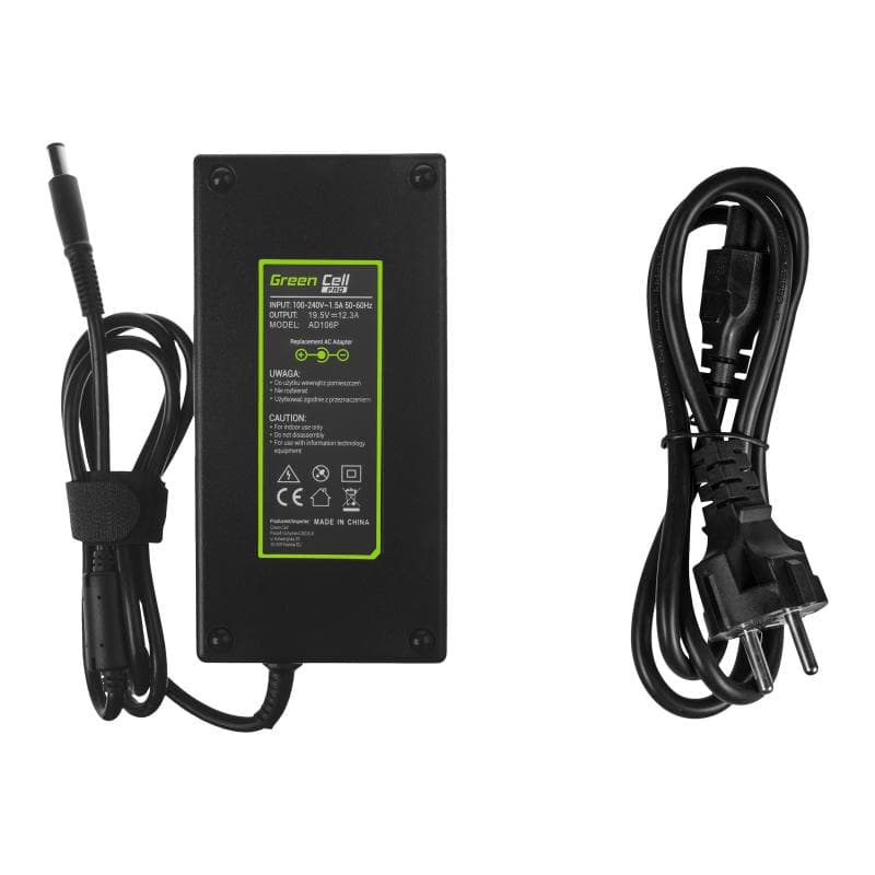 GREEN CELL PRO Laptop Charger for Dell Precision M4700 - M6800  - 19.5V - 12.3A - 240W