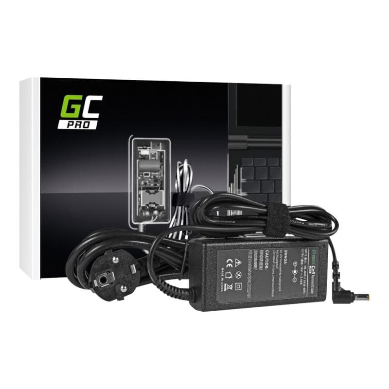 GREEN CELL PRO Laptop Charger for Acer - 65W - 19V - 3.42A - 5.5-1.7mm