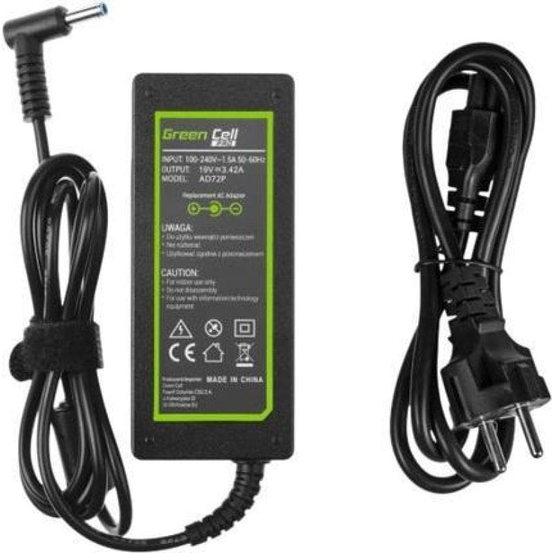 GREEN CELL PRO Laptop Charger for AsusPro BU400 PU551 - 19V - 3.42A - 65W