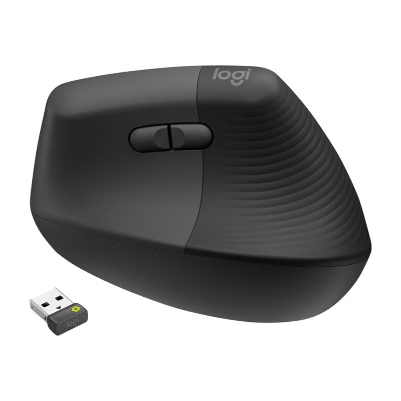 LOGITECH Wireless Mouse Lift right f.business Ergonomic bla