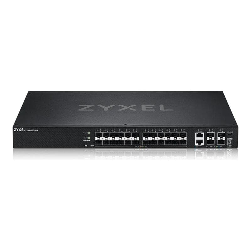 ZYXEL XGS2220-30F Layer3 Access Switch, 24x1G SFP, 2x10Multi