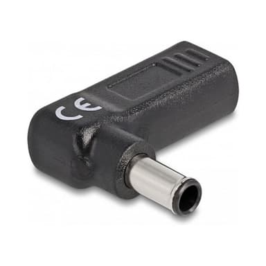 DELOCK - Netzteil - USB-C (W) zu Gleichstromstecker 6,0 x 4,3 mm (M) - 19.5 V - 3 A - gewinkelt - Sc