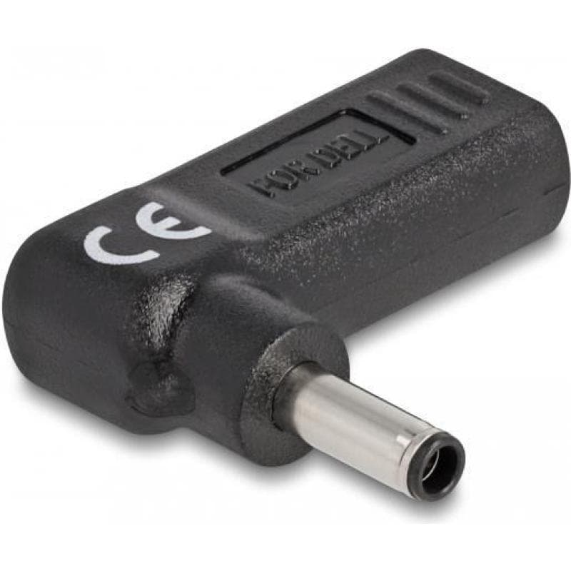 DELOCK - Netzteil - USB-C (W) zu Gleichstromstecker 4,5 x 3.0 mm (M) - 19.5 V - 3 A - gewinkelt - Sc