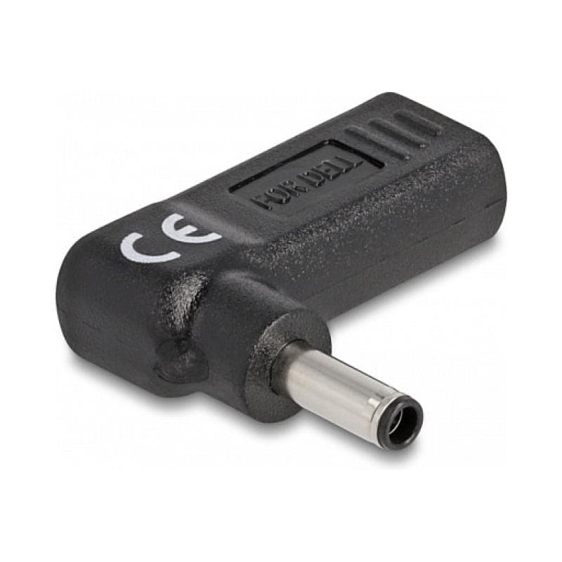 DELOCK - Netzteil - USB-C (W) zu Gleichstromstecker 4,5 x 3.0 mm (M) - 19.5 V - 3 A - gewinkelt - Sc