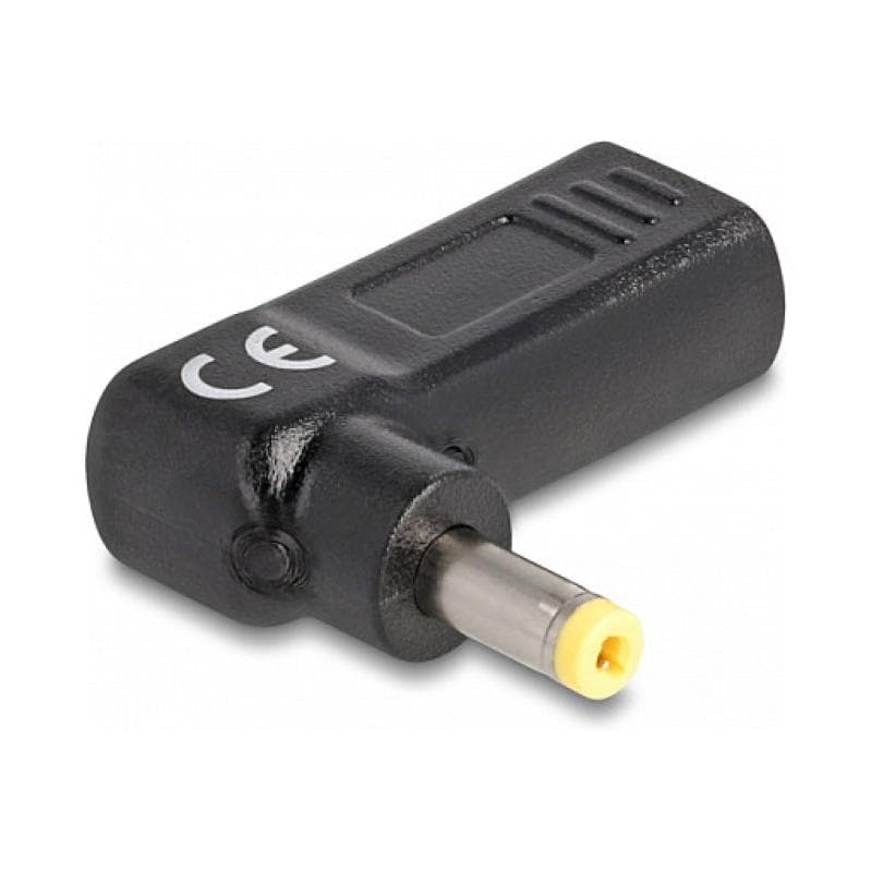 DELOCK - Netzteil - USB-C (W) zu Gleichstromstecker 4,8 x 1,7 mm (M) - 18.5 V - 3 A - gewinkelt - Sc