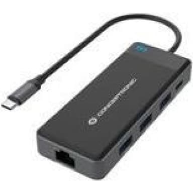 CONCEPTRONIC Adapter USB-C->2xHDMI,GbE,PD,3xUSB3.0   0.25 gr