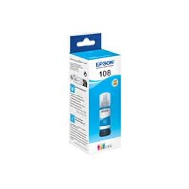 EPSON Ink/108 EcoTank Cyan ink bottle