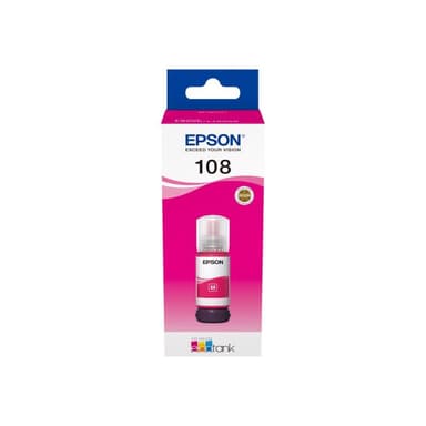 EPSON Ink/108 EcoTank Magenta ink bottle