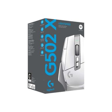 LOGITECH G502 X LIGHTSPEED Kabellose Gaming Maus Weiß