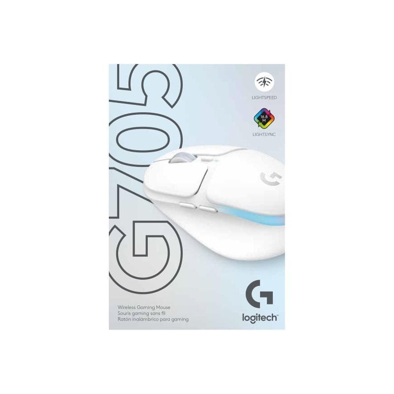 LOGITECH G705 LIGHTSPEED Kabellose Gaming Maus Weiß