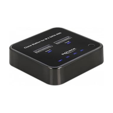 DELOCK M.2 Dockingstation für 2xM.2 SATA SSD mit Klon