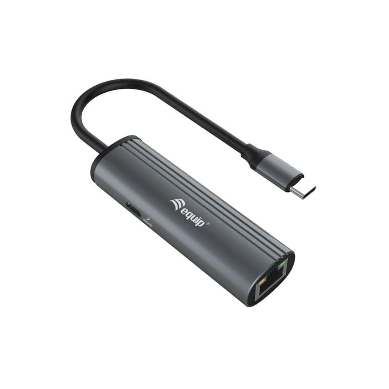 EQUIP Adapter USB-C -> RJ45 10/100/1000 +PD Adapter 0.15m gr
