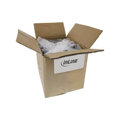 INLINE Stromkabel - CEE 7/7 (M) gewinkelt zu IEC 60320 C13 links gewinkelt - 1,8m
