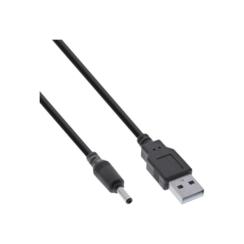 INLINE - Stromkabel - USB (M) zu Gleichstromstecker 3,5 x 1,35 mm (M) - 5 V - 3 A -