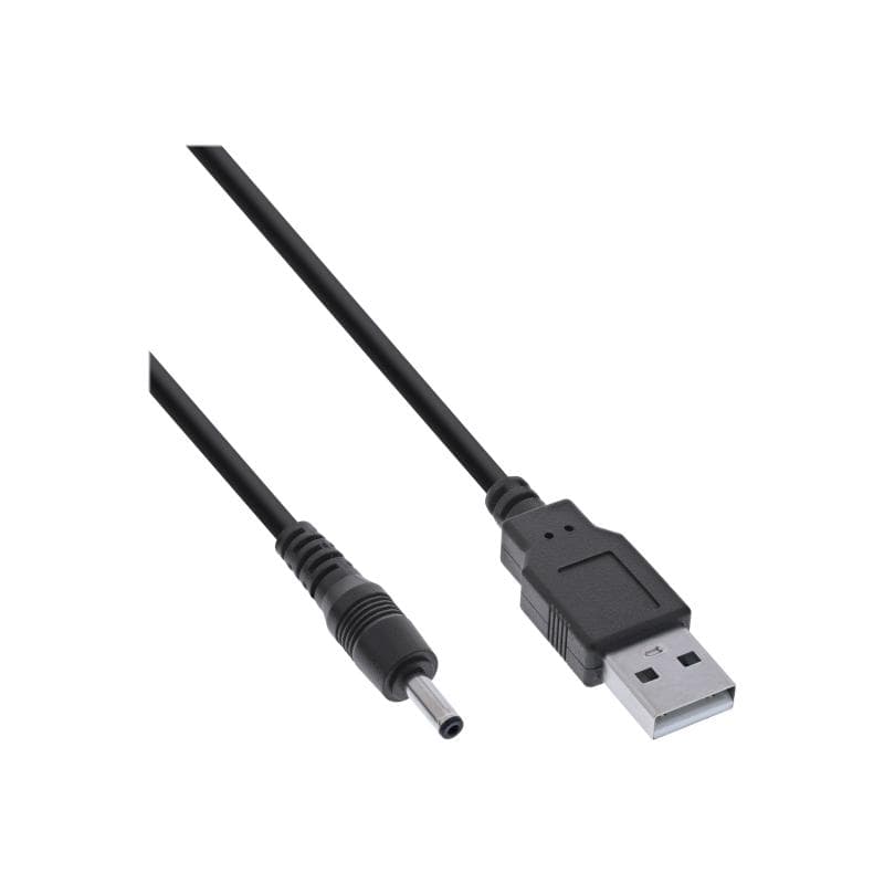 INLINE - Stromkabel - USB (M) zu Gleichstromstecker 3,5 x 1,35 mm (M) - 5 V - 3 A -