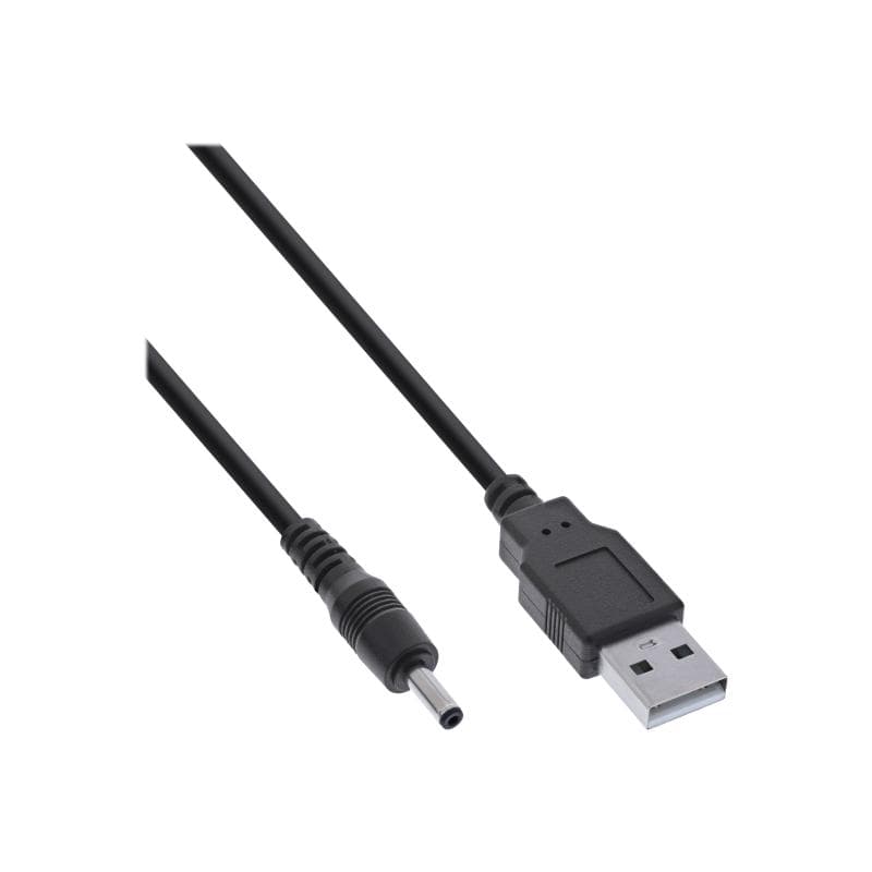 INLINE - Stromkabel - USB (M) zu Gleichstromstecker 3,5 x 1,35 mm (M) - 5 V - 3 A -