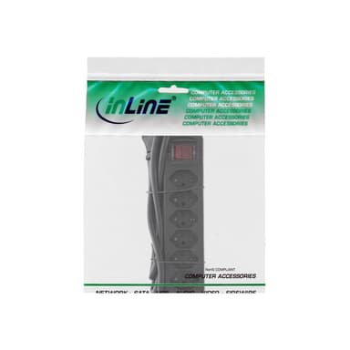 INLINE Steckdosenleiste - Wechselstrom 250 V - 2300 Watt - Eingabe, Eingang T12 -