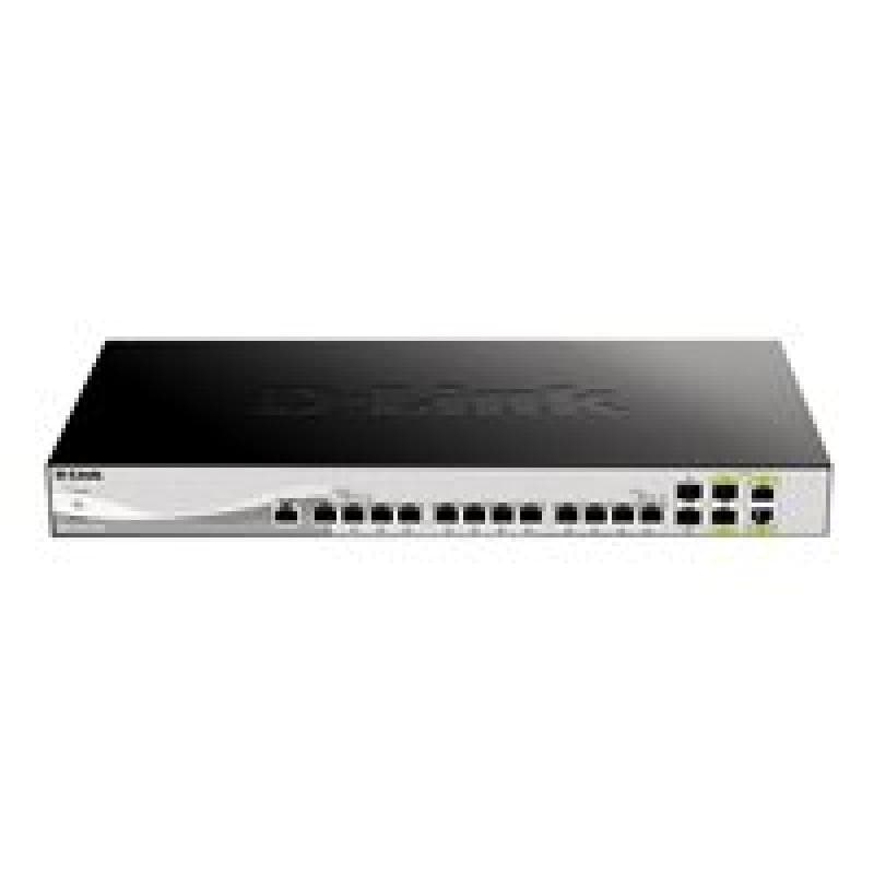 D-LINK 16-Port Smart Managed 10G Switch 2x SFP+ 2x Combo, dlink|green 3.0