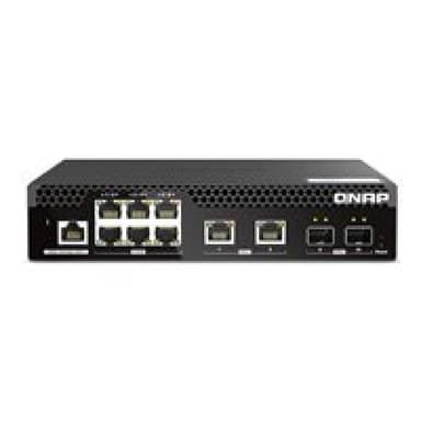 QNAP QSW-M2106R-2S2T 6port 2.5Gbps 2 ports 10GbE SFP+ 2 ports 10GbE RJ45