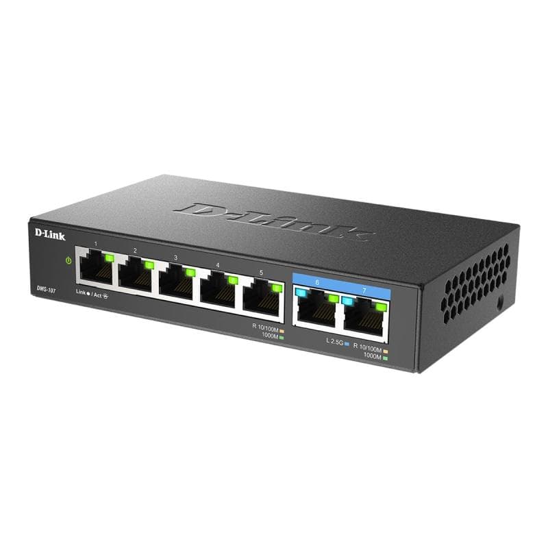 D-LINK 7-Port Multi-Gigabit Unmanaged Switch