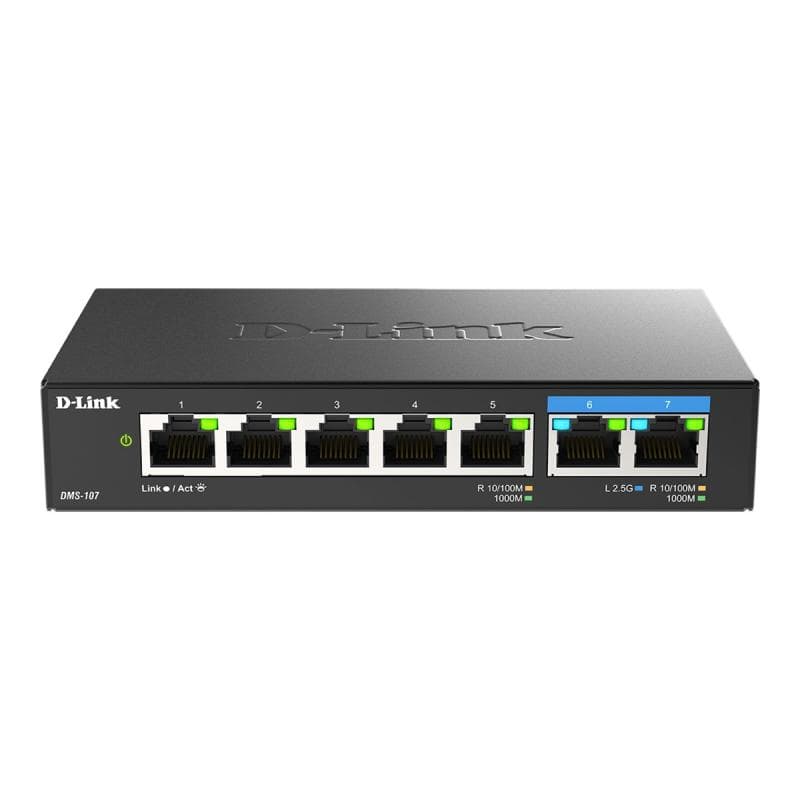 D-LINK 7-Port Multi-Gigabit Unmanaged Switch