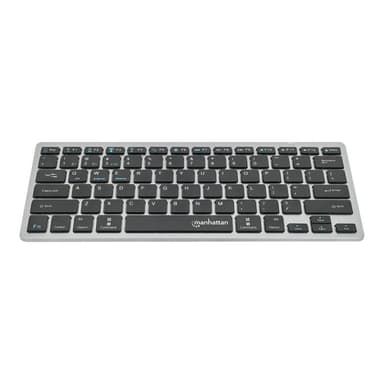 MANHATTAN Slim Funktastatur anthrazit Bluetooth 3.0/2.4GHz