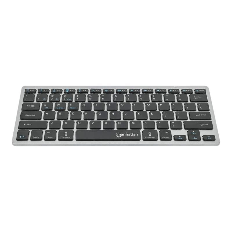MANHATTAN Slim Funktastatur anthrazit Bluetooth 3.0/2.4GHz