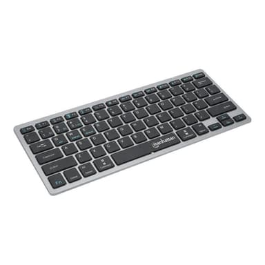 MANHATTAN Slim Funktastatur anthrazit Bluetooth 3.0/2.4GHz