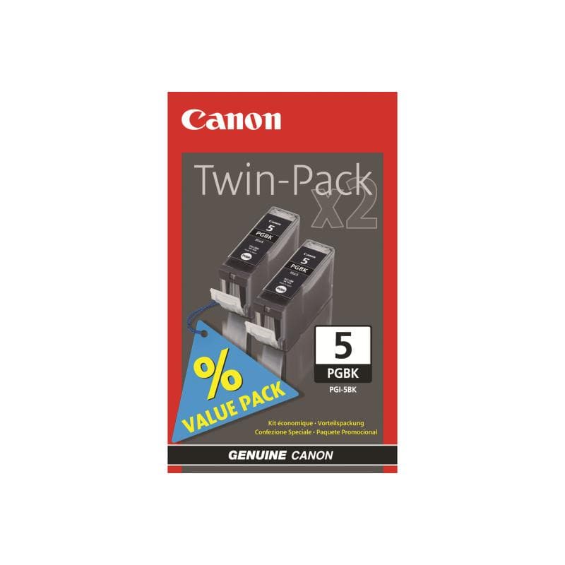 CANON PGI-5bk Tinte schwarz TwinPack iP5200 iX4000 iX5000