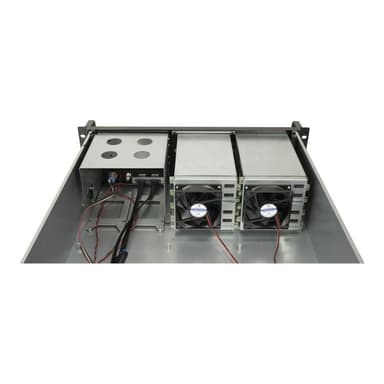 INTERTECH 48.3cm IPC 3U-3508    3HE  STORAGE o.PSU