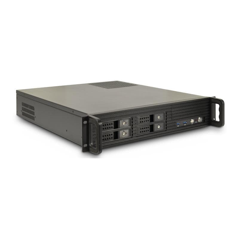 INTERTECH 48.3cm IPC 2U-2504    2HE  STORAGE o.PSU